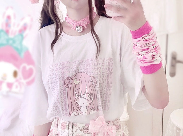 Anime Moon Girl T-shirt - Cherry Bomb