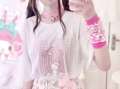 Anime Moon Girl T-shirt - Cherry Bomb
