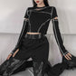 Edgy Street Style Top - Cherry Bomb