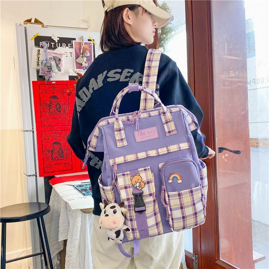 Fresh Trendy School Bag - Cherry Bomb