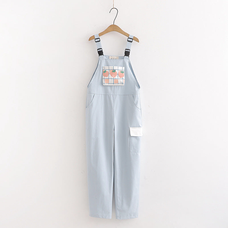 Strawberry Patch Overalls