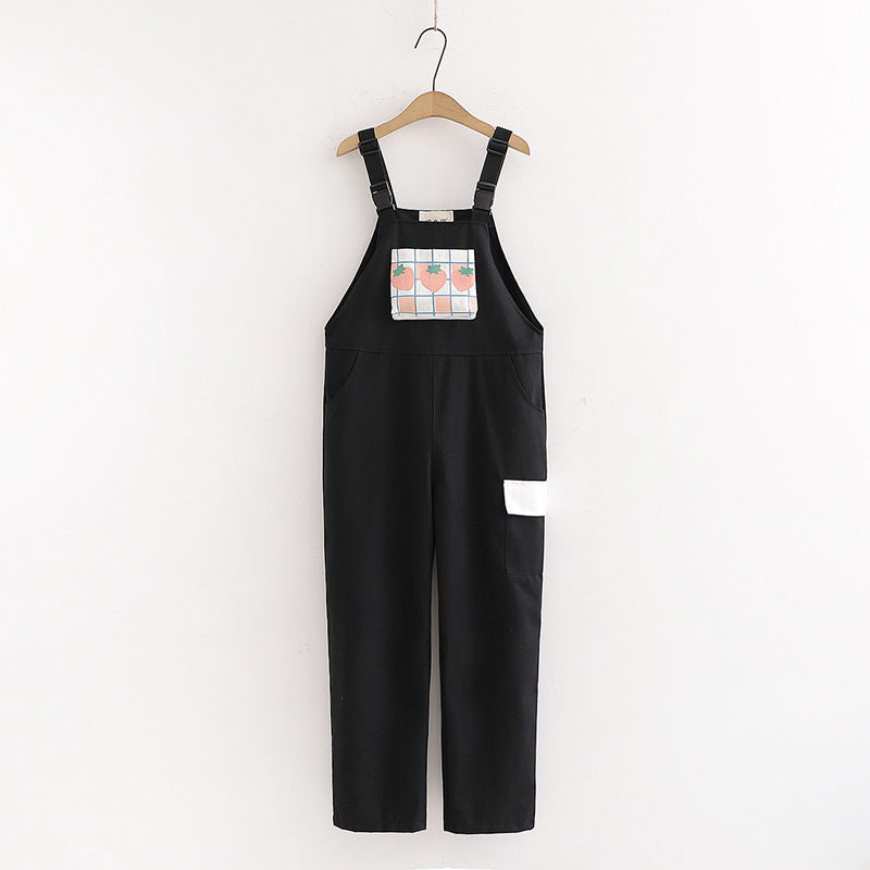 Strawberry Patch Overalls