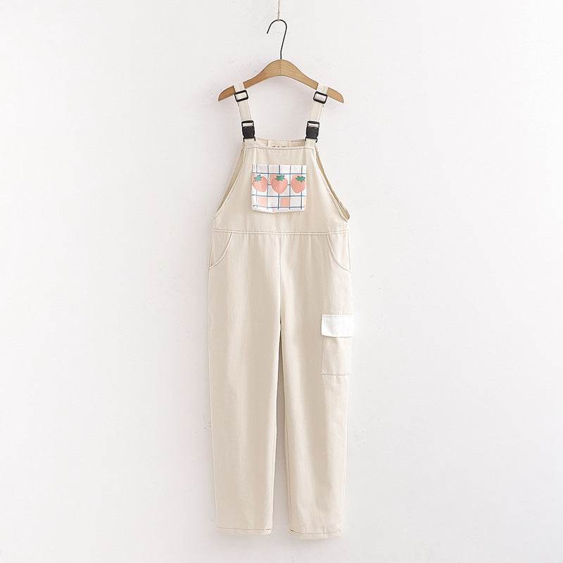 Strawberry Patch Overalls