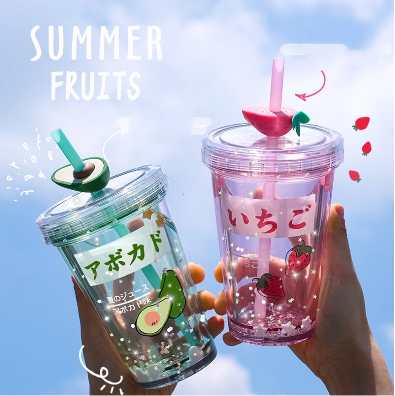 Strawberry | Avocado Cute Cup - Cherry Bomb