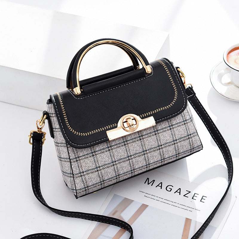 Plaid Fashion Handbag - Cherry Bomb