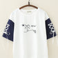 Cat Designed Shirt with Lace Sleeves - Cherry Bomb