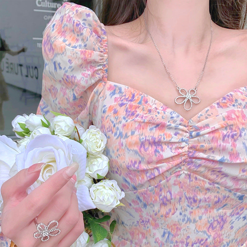 Tea Time Floral Dress - Cherry Bomb