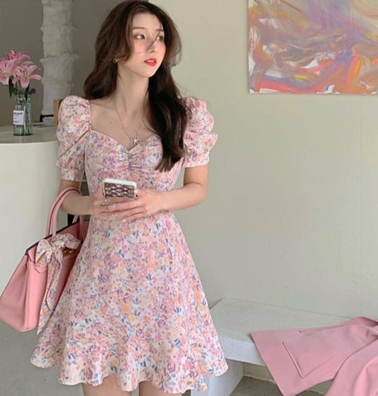 Tea Time Floral Dress - Cherry Bomb
