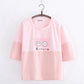 Sweet Bunny Japanese Print T-Shirt - Cherry Bomb