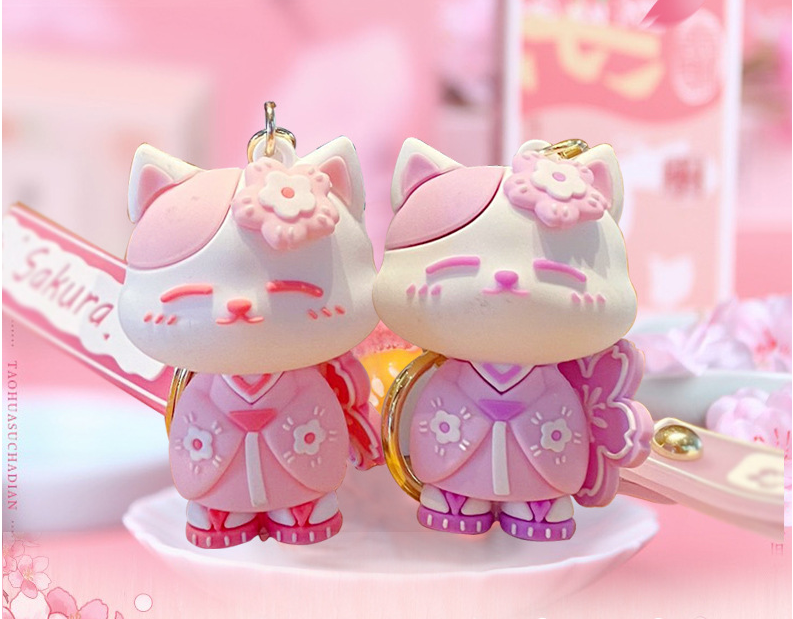 Sakura Japanese Keychain - Cherry Bomb