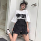 Trendy Pocket Zippered High-Waist Skirt - Cherry Bomb