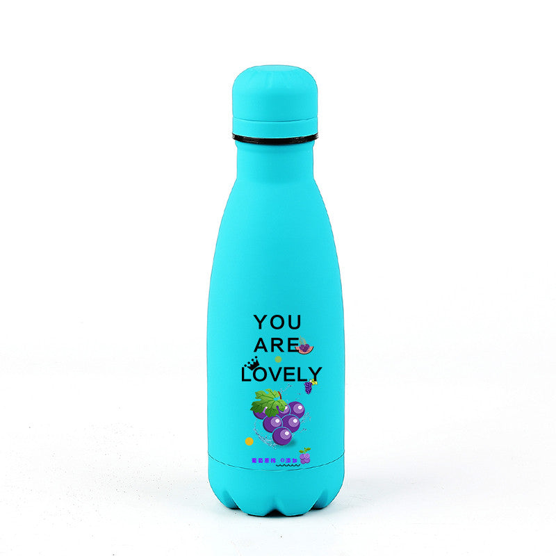 Cute Japanese Stainless Steel Bottle - Cherry Bomb