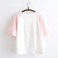 Strawberry Milk Crew Neck T-shirt - Cherry Bomb