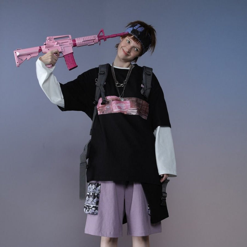 Harajuku Style T-shirt - Cherry Bomb