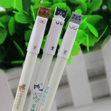 Kawaii Cat Pens | 3pcs | - Cherry Bomb
