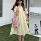 Sweet Puff Sleeve Dress