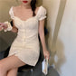 Darling Sweet Puff Sleeve Dress