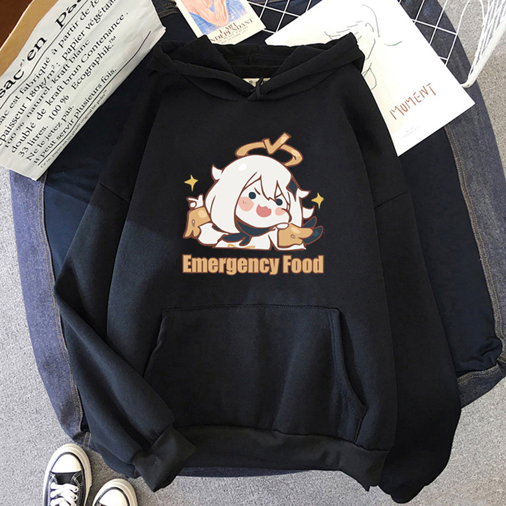 Paimon Emergency Food Hoodie - Cherry Bomb