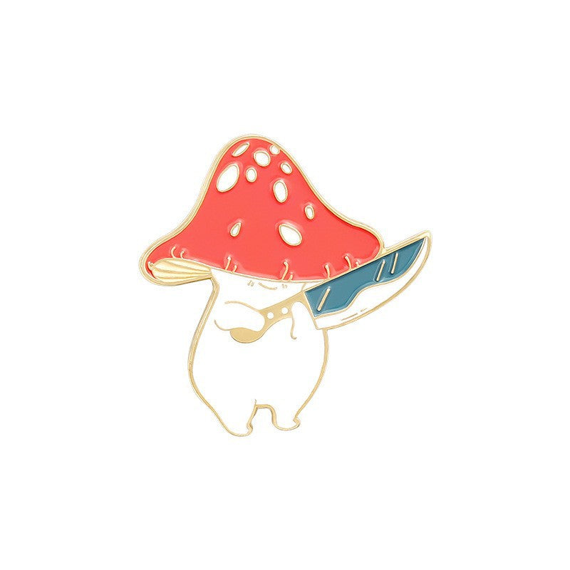 Mushroom Brooches - Cherry Bomb