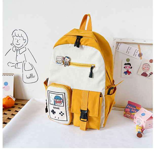 Vintage Game Backpack - Cherry Bomb