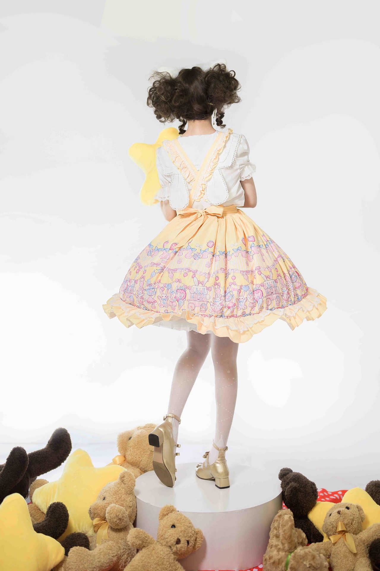 Ice Cream Rabbit Lolita JSK Dress - Cherry Bomb