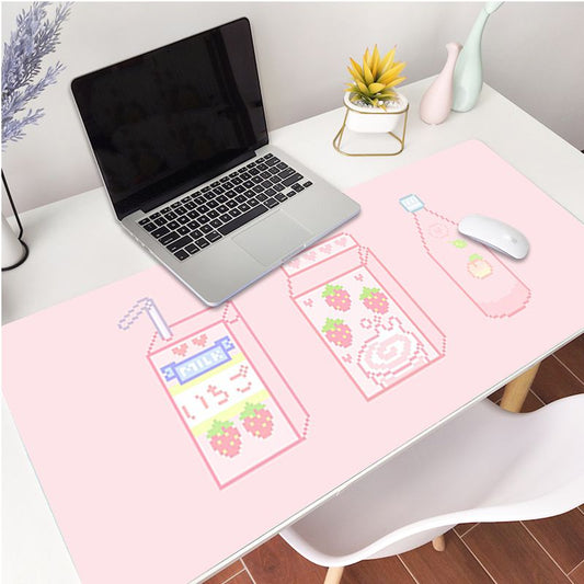 Kawaii Japanese and Korean Drinks Desk Mat