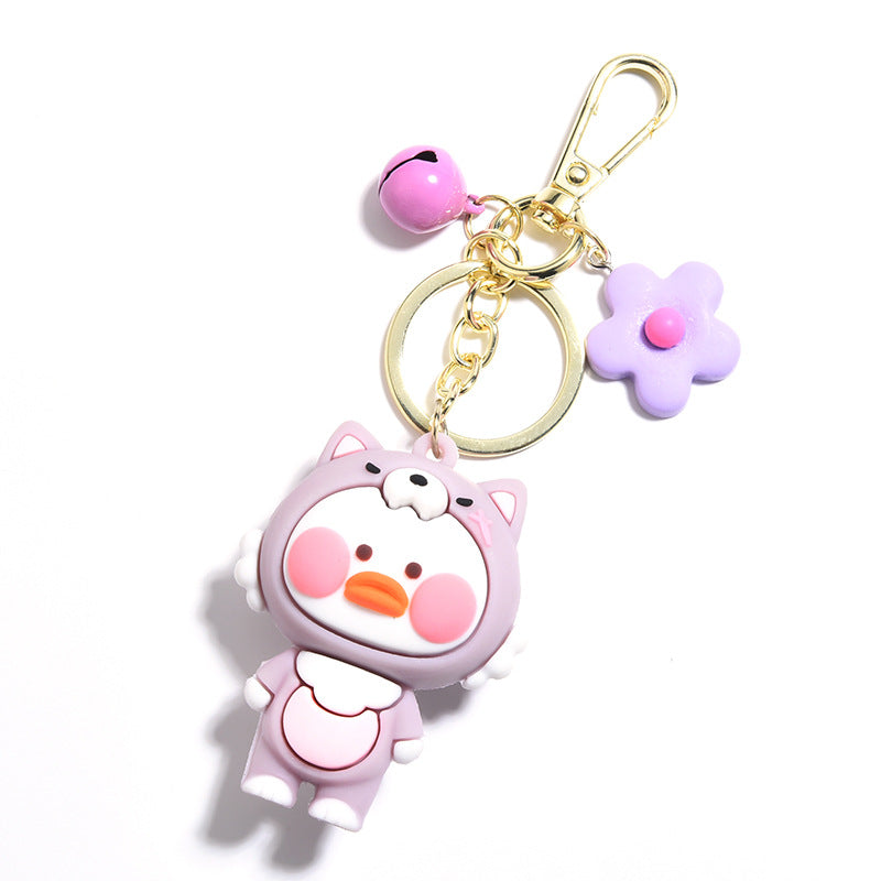 Kawaii Duck Doll Keychain Pendant