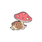 Mushroom Brooches - Cherry Bomb