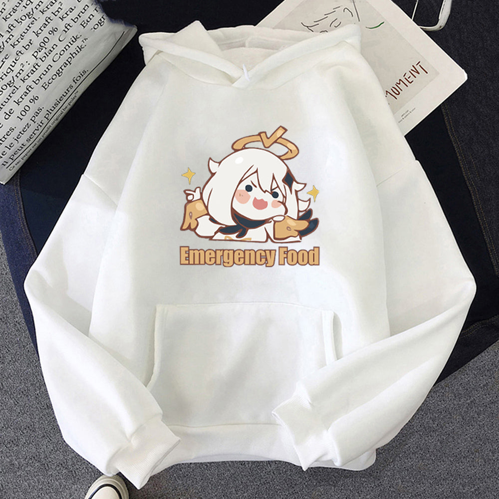 Paimon Emergency Food Hoodie - Cherry Bomb