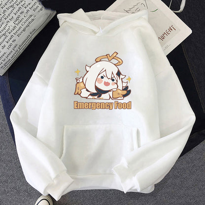 Paimon Emergency Food Hoodie - Cherry Bomb