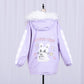 Kawaii Fluffy Bunny Parka Coat - Cherry Bomb