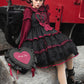 Wine Red Night Lolita Dress Set