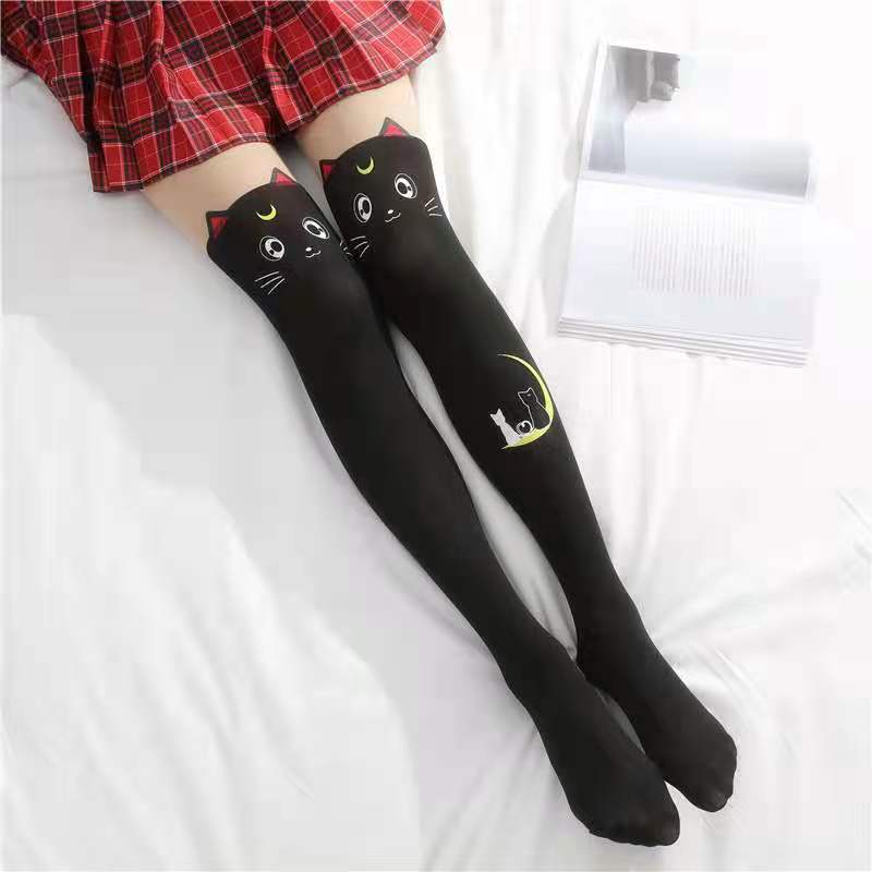 Sailor Moon Luna and Artemis Socks