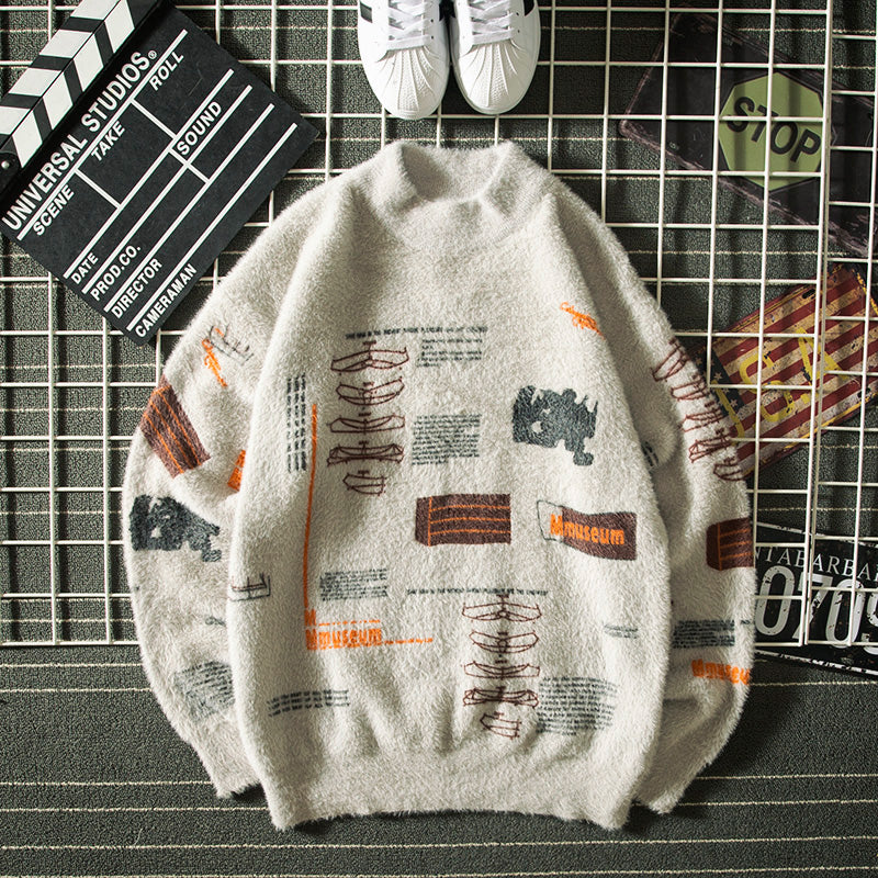 Autumn Retro Style Sweater - Cherry Bomb