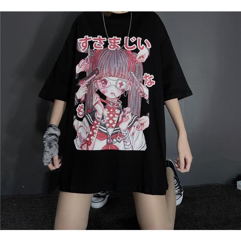 Harajuku Style T-shirt - Cherry Bomb
