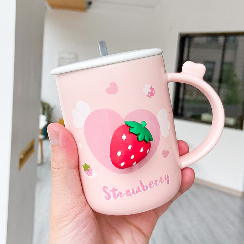 Heart Strawberry Mug - Cherry Bomb