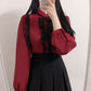 Chiffon Vintage Blouse - Cherry Bomb