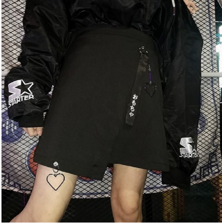 Love Chain Skirt - Cherry Bomb