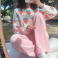 Soft High Waist Pants - Cherry Bomb