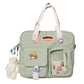 Multiple Style Canvas Backpack Shoulder Bag - Cherry Bomb