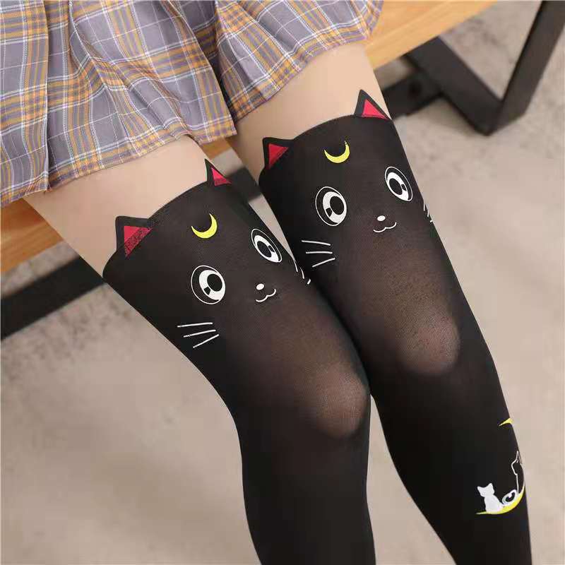 Sailor Moon Luna and Artemis Socks