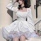 Delicate Lolita Lace Puff Sleeve Dress