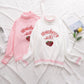 Strawberry Milk Turtleneck Sweater - Cherry Bomb