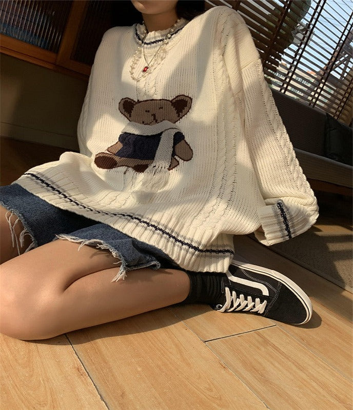 Cozy Bear Knit Sweater