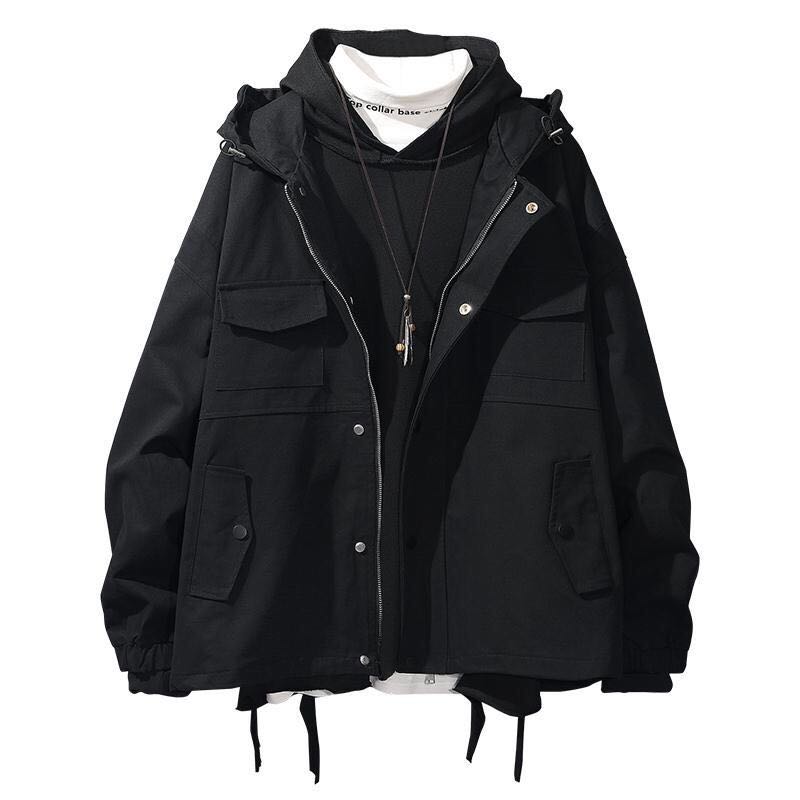 Casual Functional Style Jacket - Cherry Bomb