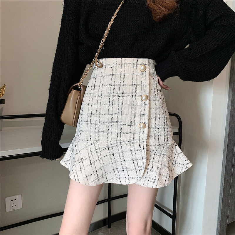 Tweed Chic Mini Skirt