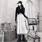 Edgy Skirt with Thin Pockets - Cherry Bomb