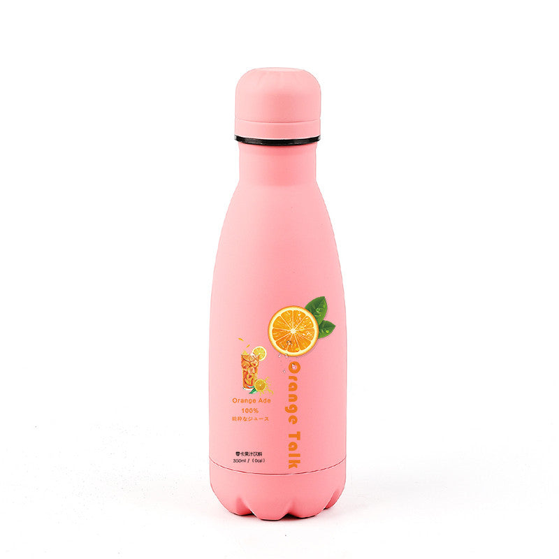 Cute Japanese Stainless Steel Bottle - Cherry Bomb