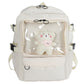 Japanese school backpack female student canvas bag - Cherry Bomb