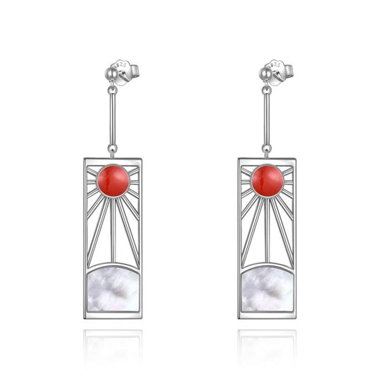 Sterling Silver Demon Slayer Tanjiro Earrings - Cherry Bomb